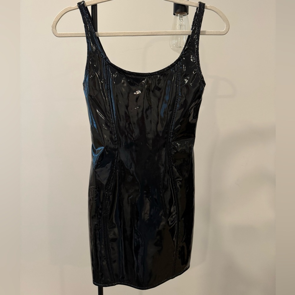 London mini dress - black